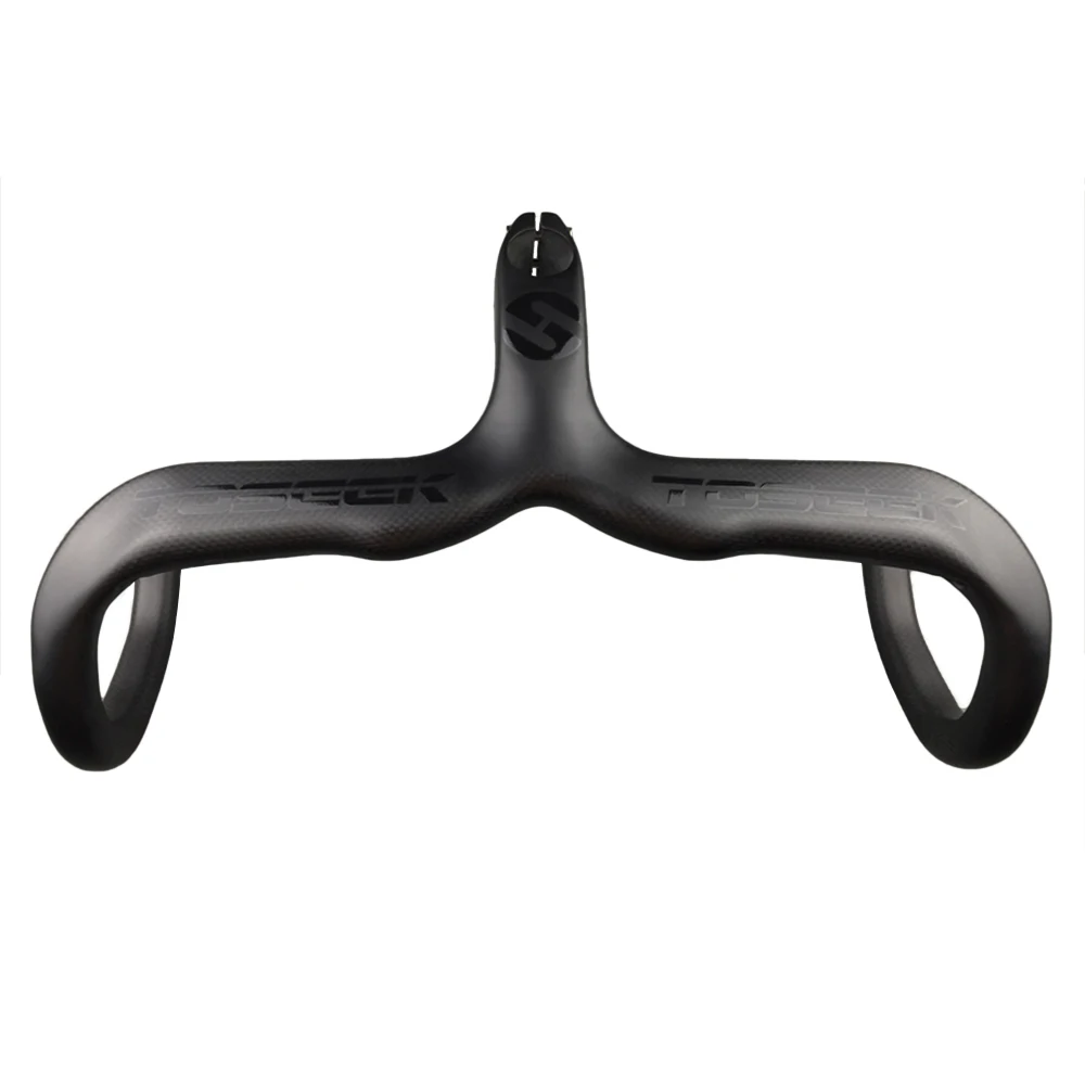 Full Carbon Fiber Bike Drop Bar Lightweight Road Bicycle Bent Handlebar with 90mm Stem for Ciclismo 400/420mm Bike Parts