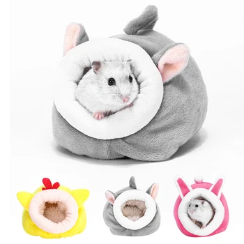

Hamster House Guinea Pig Accessories Hamster Cotton House Small Animal Nest Winter Warm For Rodent/Guinea Pig/Rat/