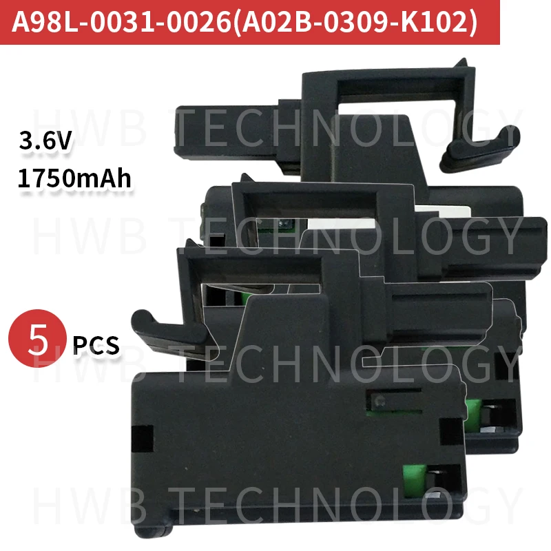 5 Упак. Новый A98L-0031-0026 a02b-0309-k102 3V FANUC PLC CNC литиевые батареи Бесплатная доставка |