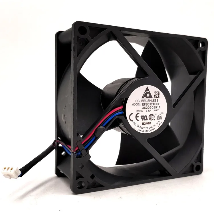 R00 24v 0.30a Centímetros 9038 fã Conversor Delta 3-fio Efb0924hhe Ventiladores e resfriadores - Imagem 2