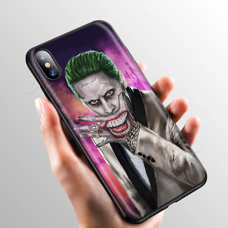 Чехол Webbedepp Joker для Apple iPhone 11 Pro XS Max XR X 8 7 6 6S Plus 5 5S SE - Цвет: 7