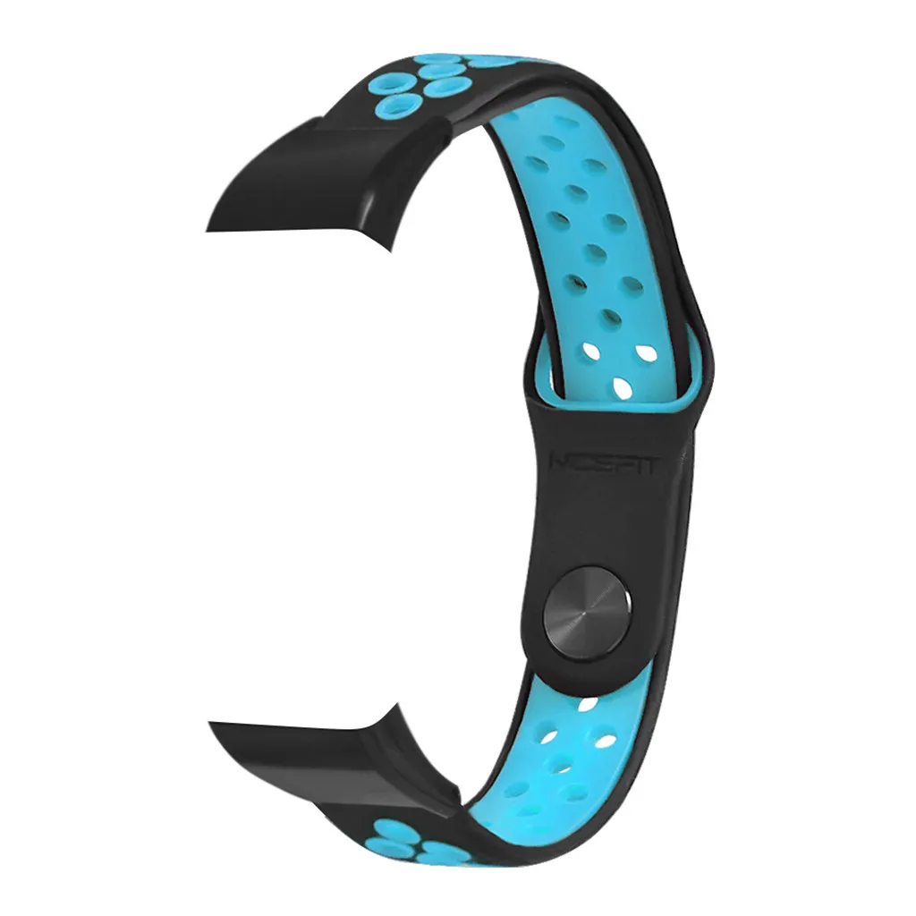 Синий Заменить мужской t Smartband мягкий силиконовый спортивный ремешок для наручных часов для huawei Band 3/3 Pro часы для мужчин и женщин умные часы аксессуары - Цвет: Синий