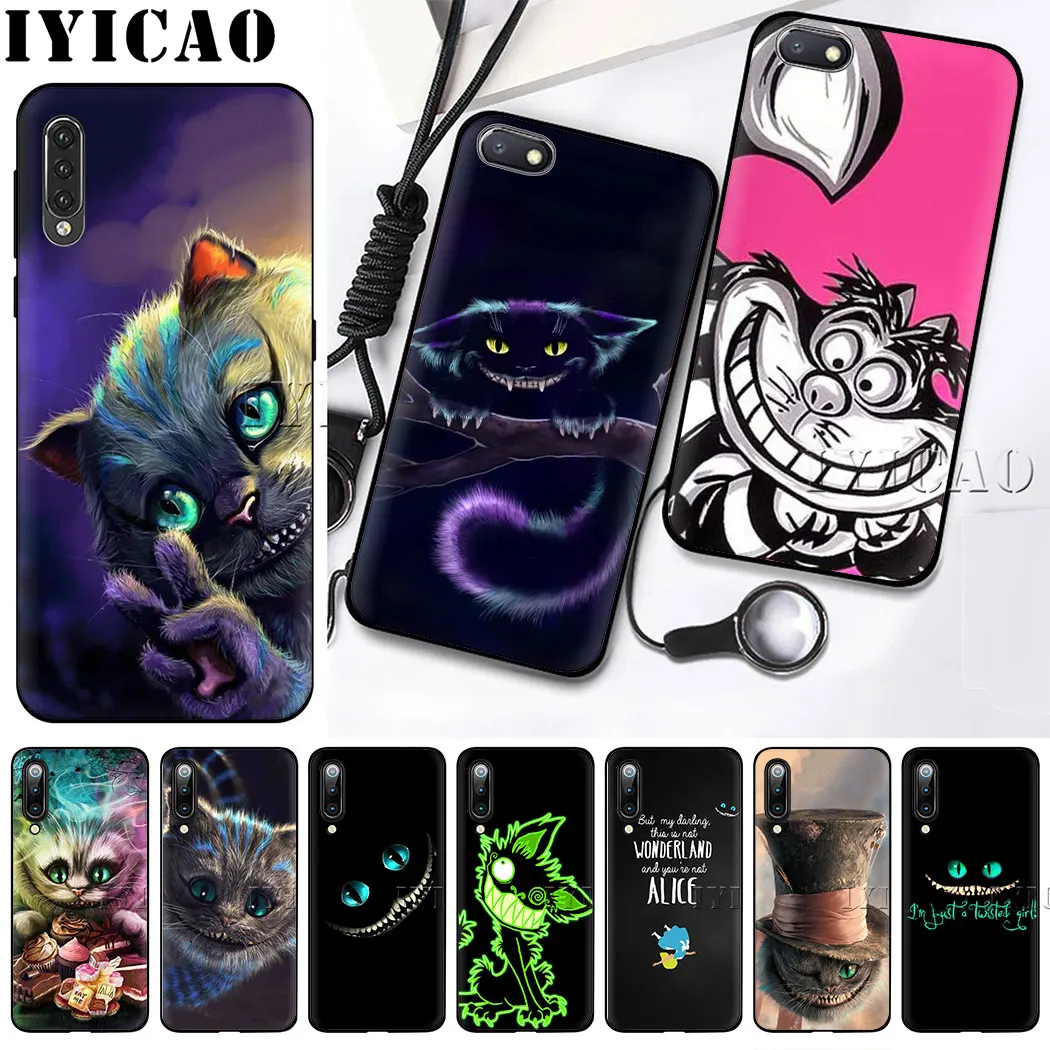 

IYICAO Alice in Wonderland Cheshire Cat Soft Silicone Phone for Redmi Note 5 6 7 Pro 5A Prime 7A K20 Pro Go Note 8 Pro Cover