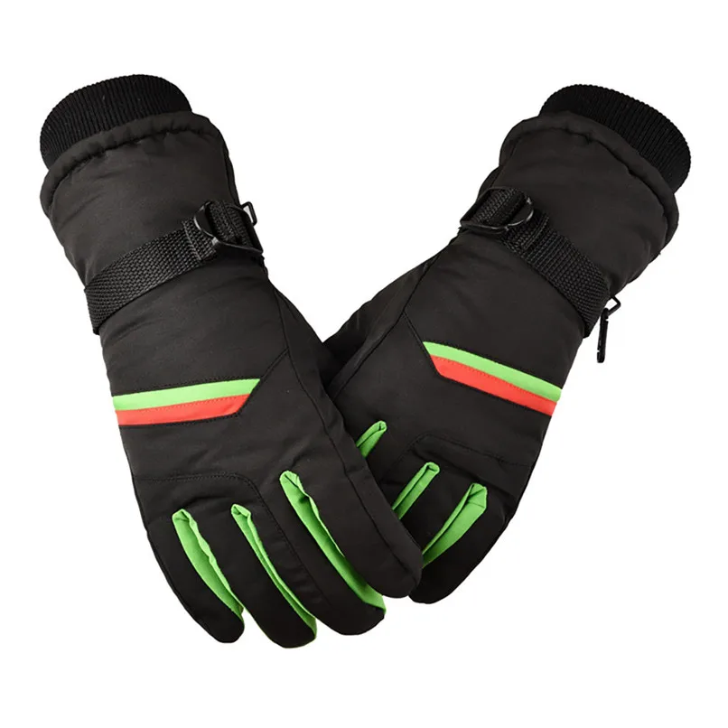 Outdoor Sport Women Keep Warm Winter Mountaineering waterproof Motorcycle Riding Ski Gloves 30DE30