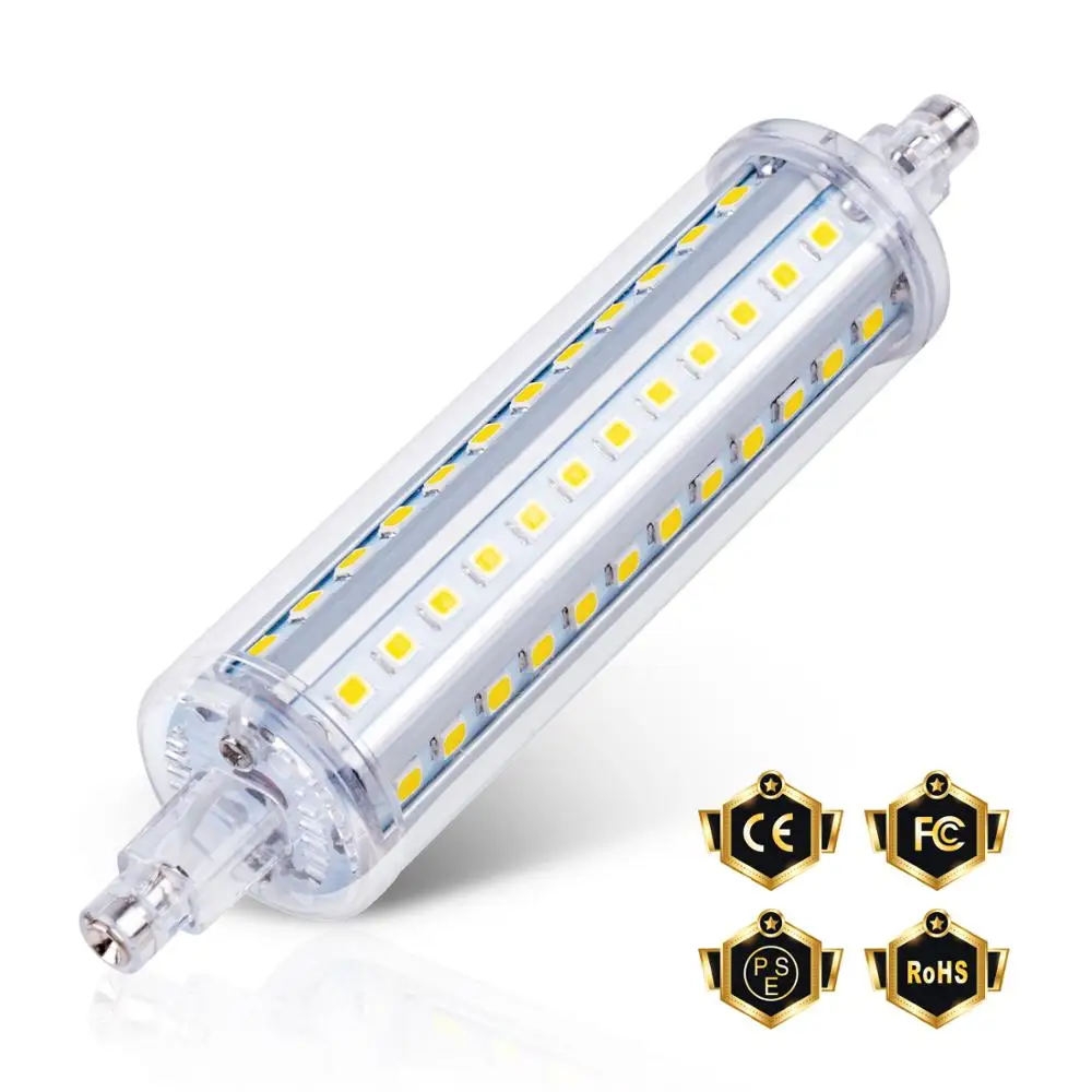Светодиодный лампы R7S Светодиодный Светильник Мозоли 2835 SMD 78 мм 118 мм 135 мм 189 мм светло-220 V 5 Вт 10 Вт 12 Вт 15 Вт r7s предназначены на замену галогеновым лампам, 110V прожектор