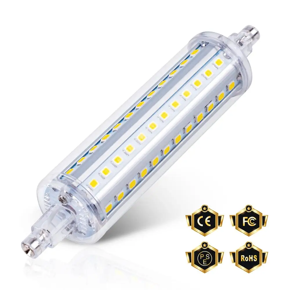 

Led Bulb R7S LED Corn Lamp 2835 SMD 78mm 118mm 135mm 189mm Light 220V 5W 10W 12W 15W r7s Replace Halogen Lamp 110V Floodlight