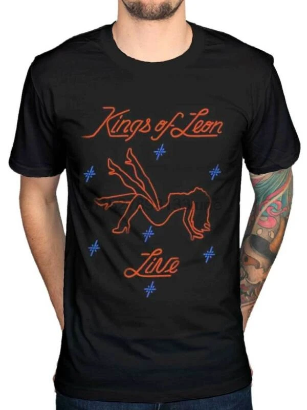 Футболка для стриптиза Kings of Leon новая Лицензированная рок группа Merch Sex On