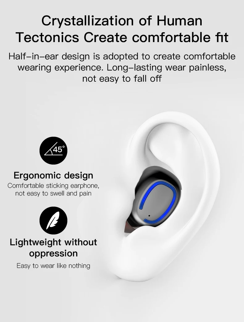 Xi11 TWS Wireless Earphones Bluetooth 5 0 Wireless Headphones Sport Earbuds Bluetooth headset with Mic for Xiaomi Samsung iPhone