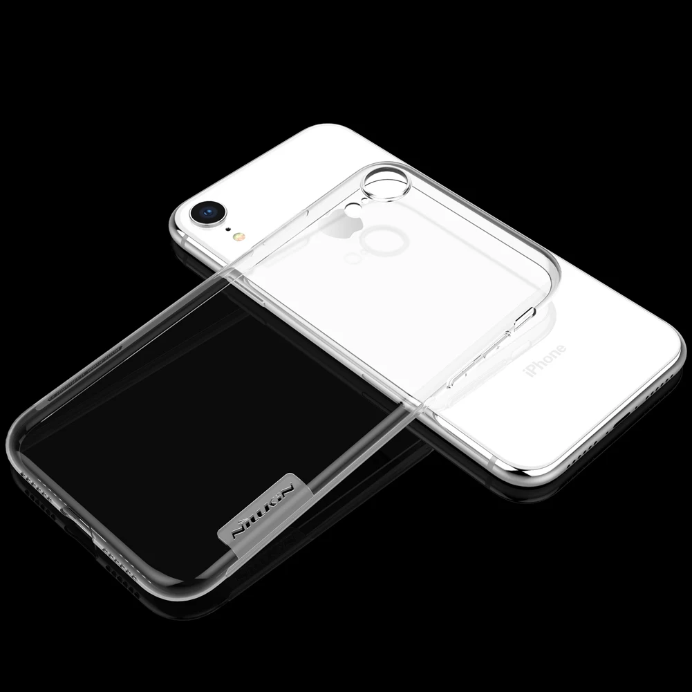 Для iPhone X XS XR XS Max чехол Nillkin натуральный прозрачный мягкий кремний TPU Защитный чехол для iPhone XS Max задняя крышка