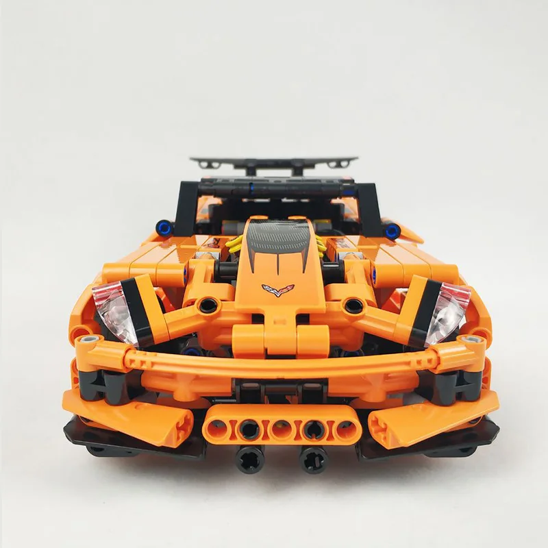 Decool строительные блоки Moc Chevrolet Corvette ZR1 супергоночная модель автомобиля техника