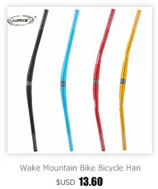 WAKE алюминиевый сплав для горной дороги MTB велосипедный стержень руля Аксессуары для велосипеда 31,8 мм* 130 мм Новинка