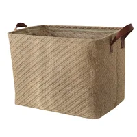 Cotton Rope Storage Basket, Grass Weaving, Magazine Storage Box, Dirty Clothes Basket, Flower Pot, Sorting 4