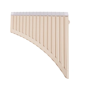 

16 Pipes Pan Flute Resin C Tone 16 Tube Easy Learning Panflute for Beginner Indian Music Instrument Gift