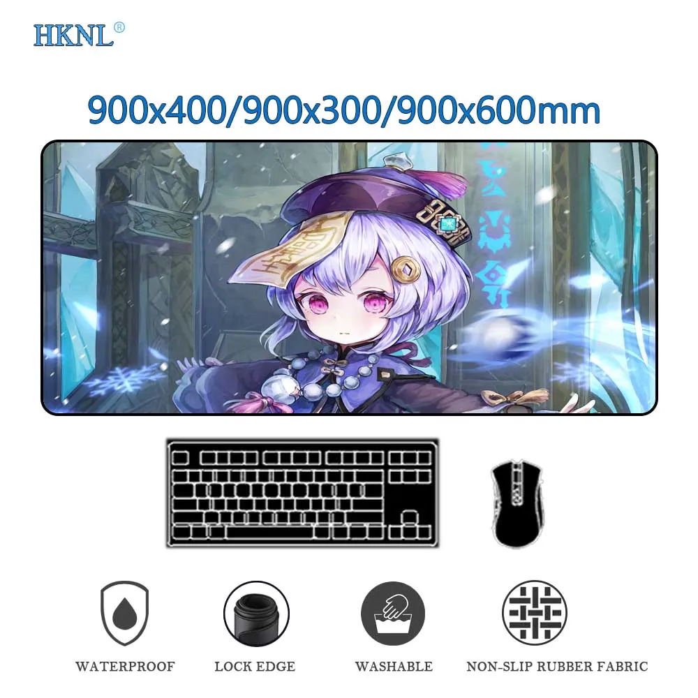 

Mouse pad xxl desk mat pink gamer mousepad anime girl rubber pc mats slipmat 900x400 large format Computer