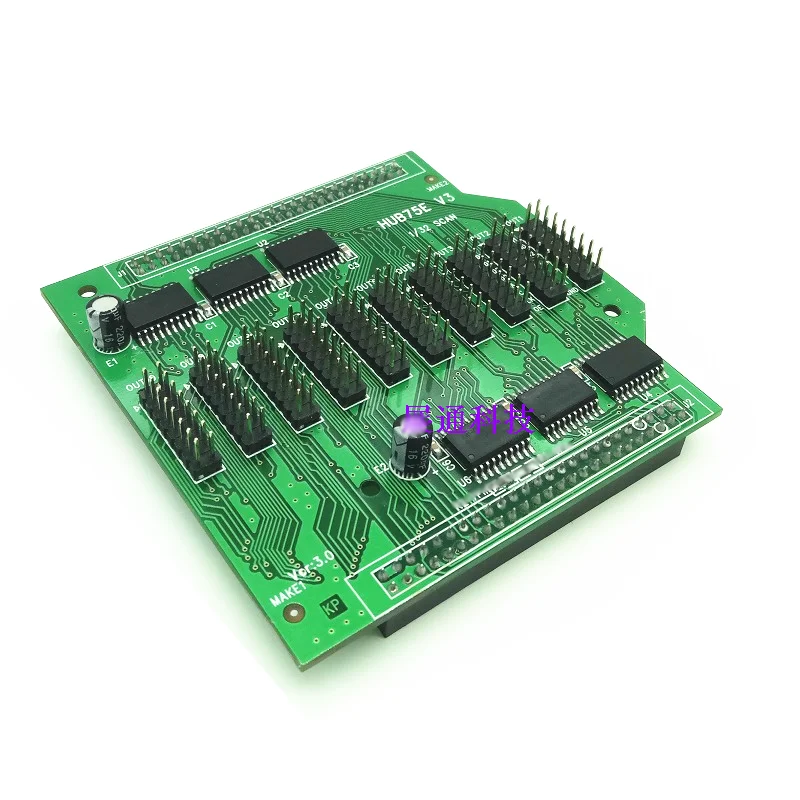 HUB75E HUB75E-10 10 групп интерфейса HUB75 светодиодный контроллер hub adapter board C10 C30 |