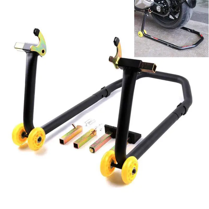 

Heavy Locomotive Motorcycle Rear Wheel Stands Rear Wheel Parking Rack Holder Motorcycle Support Frame Accessories