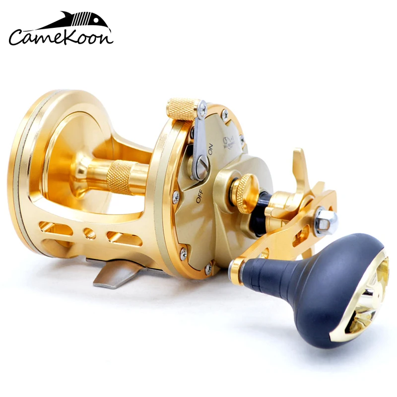 CAMEKOON Star Drag Saltwater троллинг катушка 5 1: 1/4.1:1 Передаточное отношение 15 кг Макс RIGHT HAND Sea