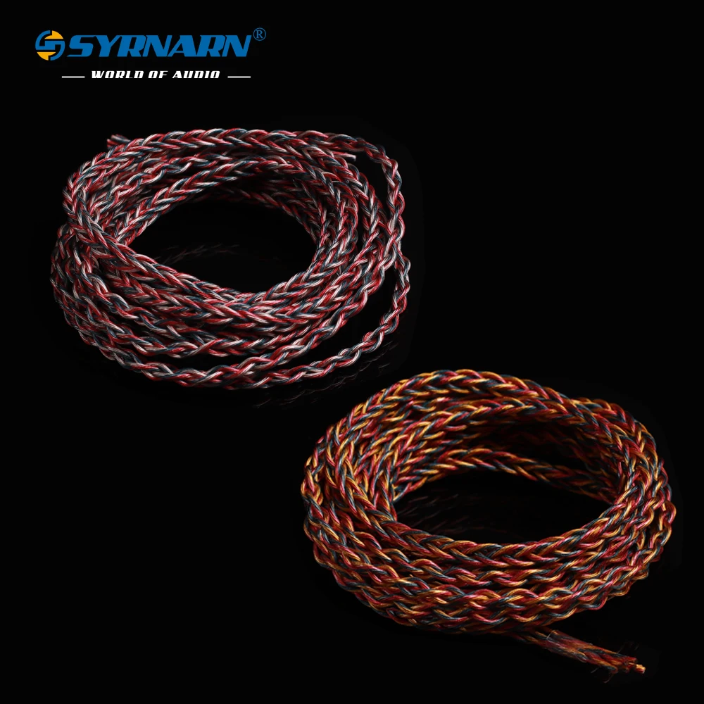 SYRNARN-8  ݻ  ȥ Ƽ ÷ HiFi  ׷̵  ̺, DIY ߿ 792 ھ OD: 4.8mm  ̺