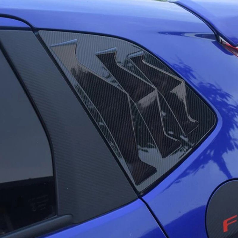 Для задний треугольник окна жалюзи 3D Стиль Джаз стайлинга автомобилей 2 шт./компл.