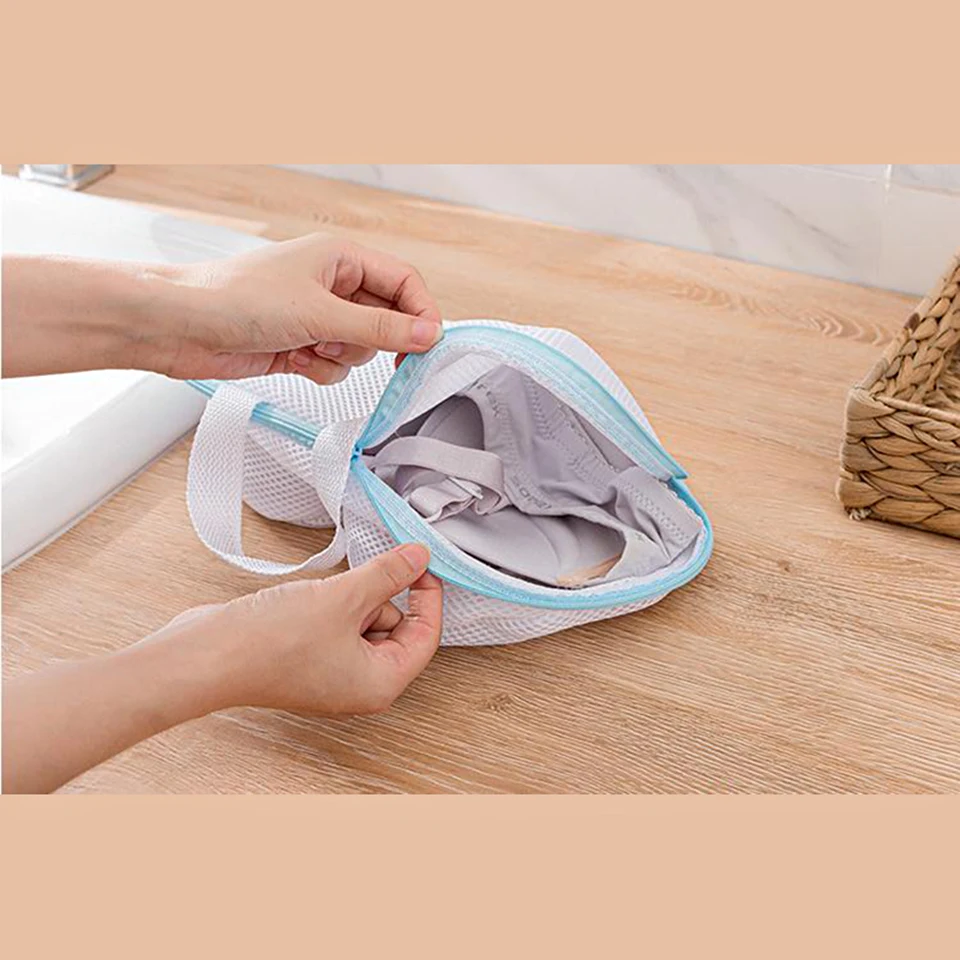 Protection Mesh Bags Bra Washing Bag Reusable Large Size Bra Laundry Bags Classified Cleaning Bra Underwear Wash Pouch Organizer