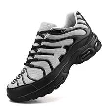  Men's Shoes Professional Air Cushion Breathable Running Shoes Spring Autumn Outdoor Lace-up Jogging Footwear Walking Sneakers 