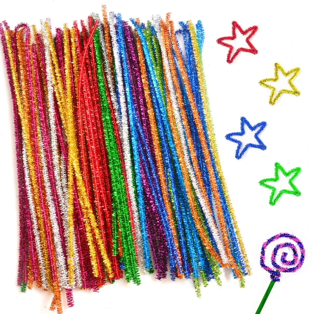 100 Pieces Pipe Cleaners Chenille Stem, Solid Color Pipe Cleaners Set for  Pipe Cleaners DIY Arts Crafts Decorations, Chenille Stems Pipe Cleaners