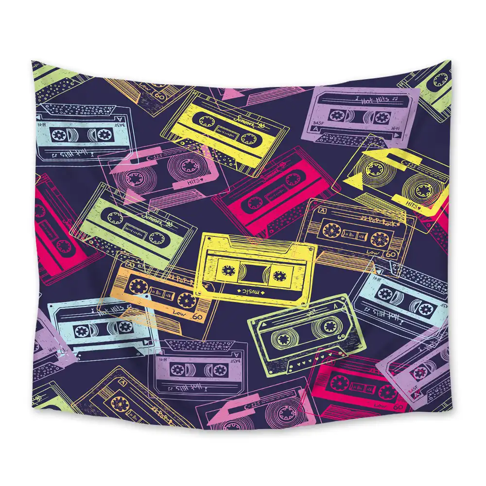 Wallpaper Vintage Kleurrijke Tape Tapijt Muur Opknoping Polyester Thuis Free HD