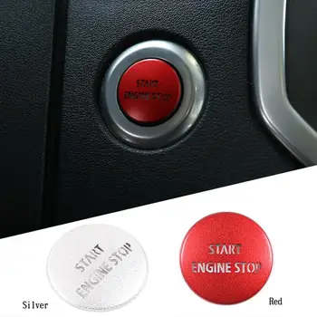 

For Land Rover Freelander 2 2007-2015 aluminum alloy silver engine START button STOP switch replacement cover auto parts
