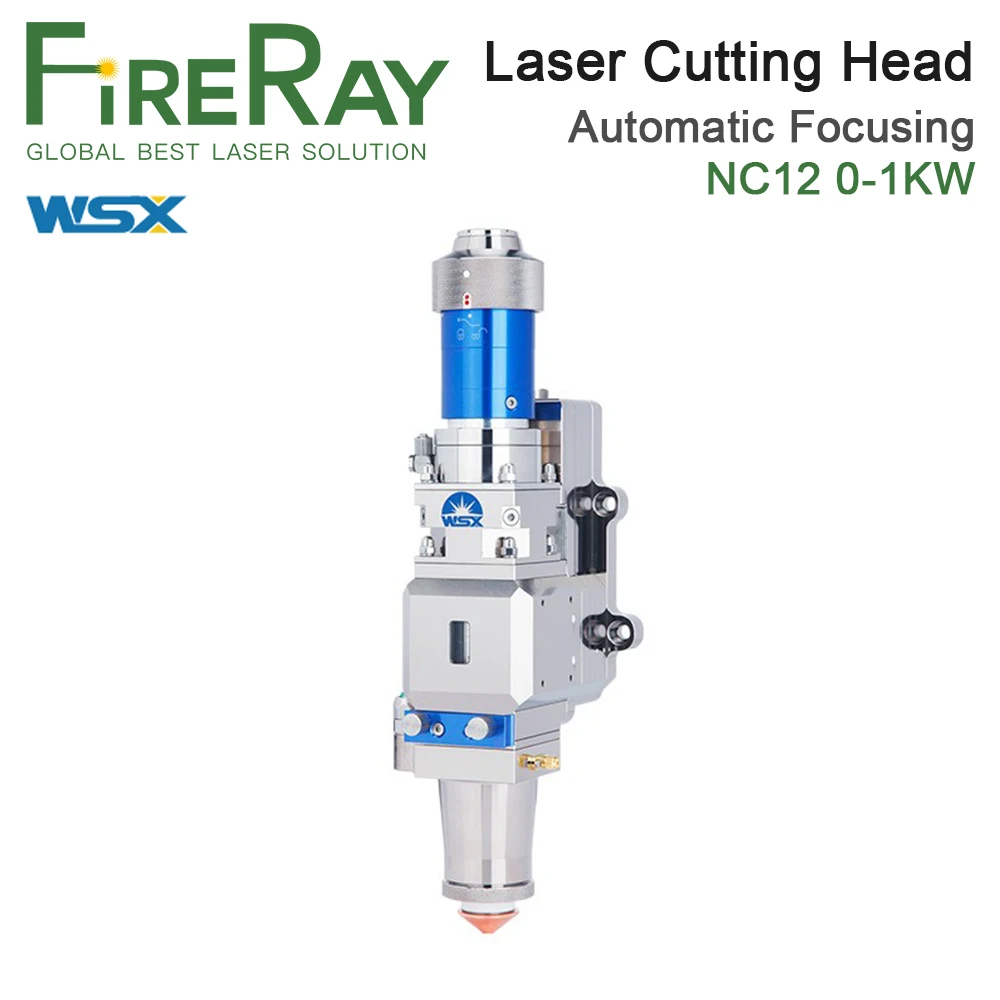 

FireRay WSX 0-1KW NC12 Fiber Laser Cutting Head Automatic Focusing 1000W for Metal Cutting