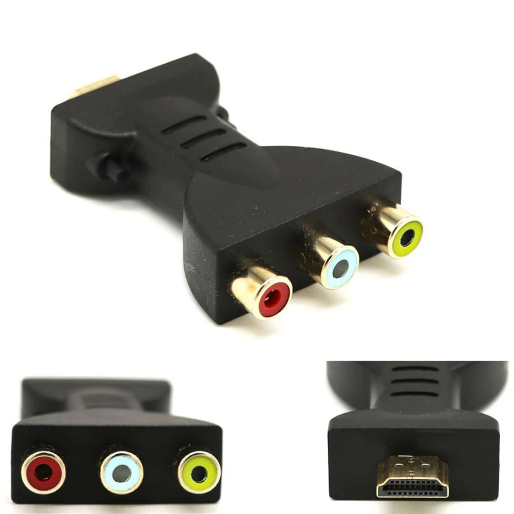 HDMI мужчина к 3 RCA видео и аудио адаптер AV конвертер для 1080P HDTV