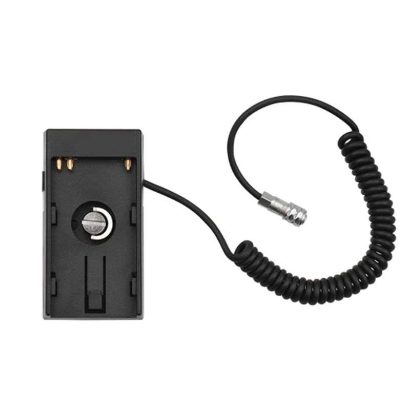 

ABKT-Camera DV Battery Power Supply Mount Plate Adapter with 1/4 Inch Screw for Blackmagic Cinema Pocket Camera BMPCC 4K for Son