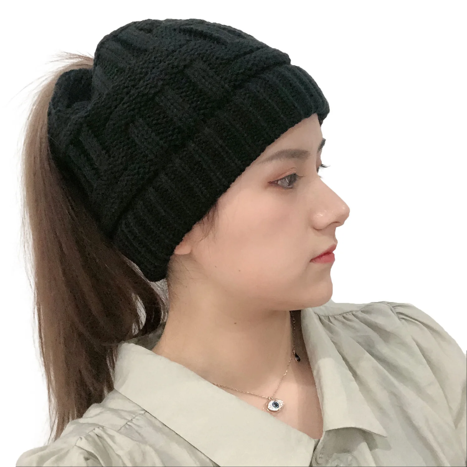 Европейский и американский стиль, стиль, стандартная шерстяная шапка, стильный пушистый вязаный женский пуловер, шерстяная шапка, шапки, зимние шапки