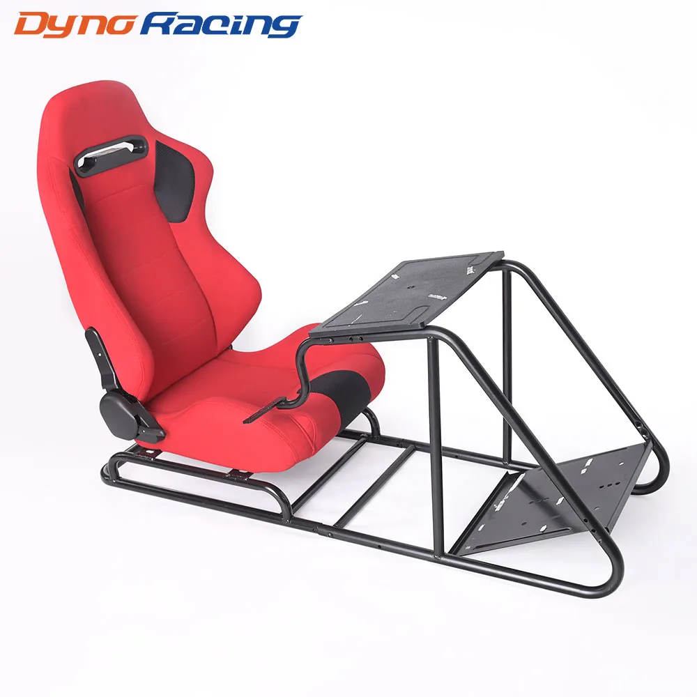  Game Gaming Racing Seat Steering Pedal Shift Mount Simulator Chair Driving Seat PVC Leather Telesco