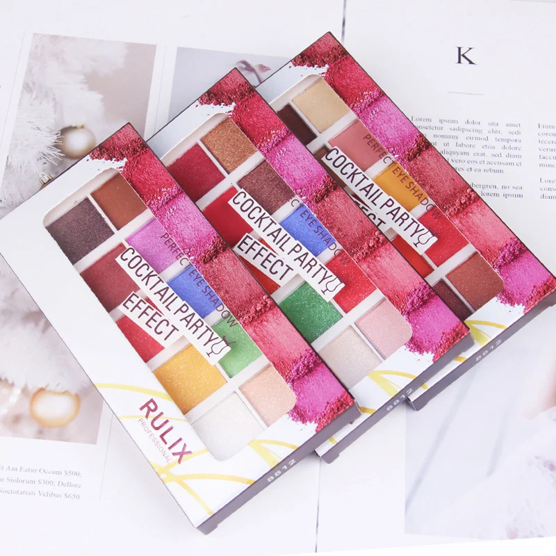 

Givenone 10 Color Glitter Makeup Eyeshadow Palette Children Stage Festival Party Makeup Shimmer Eye Shadow