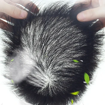 

MEIFAN Short Natural Fake Hair Men Topper Clourse Hairpieces Synthetic Natural Looking Men Hair Replacements