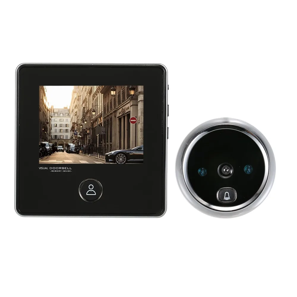 

3" LCD Screen Electronic Door Viewer Bell IR Night Door Camera Photo Recording Digital Door Viewer Smart Peephole Doorbell