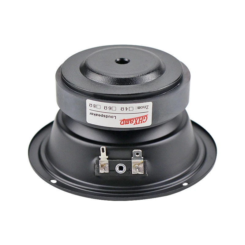 Enhanced Audio 4-Inch 80W Hi-Fi Midrange Speaker with Rubber Surround and Matte Coated Paper - Single Unit
