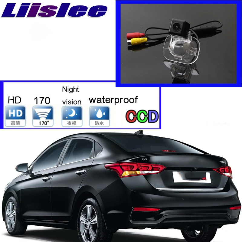 Car Camera For Hyundai i25 : Verna 2012~2016 High Reverse Rear View Back Up Camera For PAL : NTSC Use + RCA1