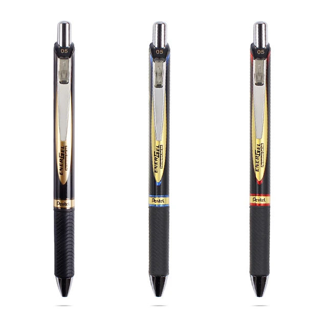 Penna A Sfera Pentel Energel XM Click - 4 Penne Da 0.5mm Nero