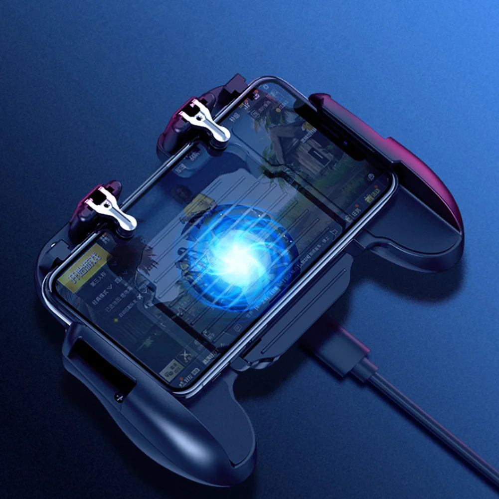 

H5 USB Charging Assistant Joystick Ergonomic Mobile Phone Flexible For PUBG Wireless Trigger Gamepad For IPhone For Samsung