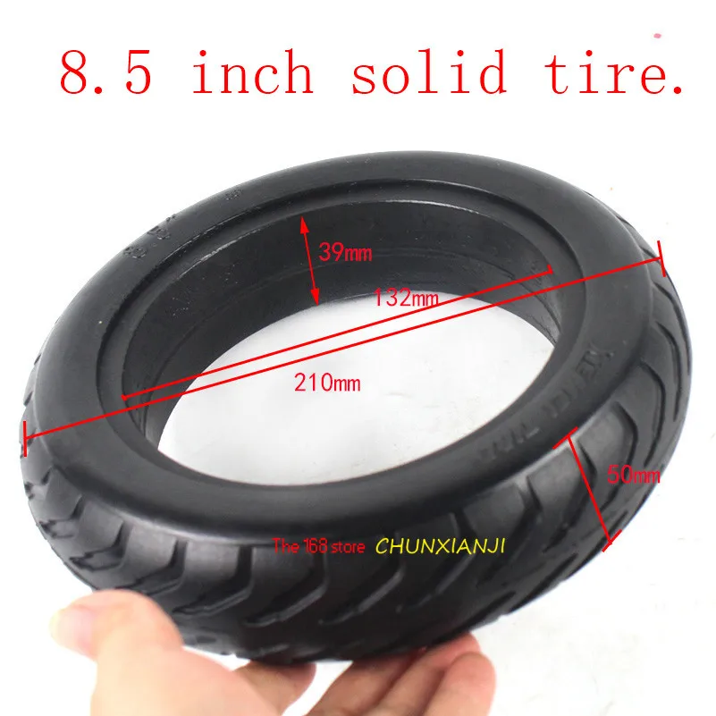 Size 8 5 Inch 81 2x2 Solid Tire Belt Wear Resistant Inch 81 2 2 Tubeless Tire For Electric Scooter Solid Tire Tyres Aliexpress