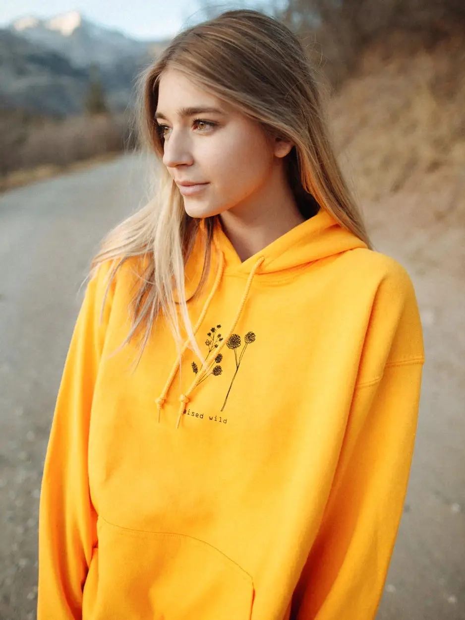 Толстовка с капюшоном изображением диких цветов забавная модная толстовка милый