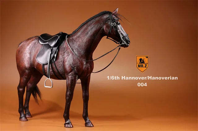 Mr.Z 1/6 Germany Hanover Horse Figure Steed Mount Animal Model Collector Toy Model Desktop Ornaments Decoration Dolls Kids Gifts 3