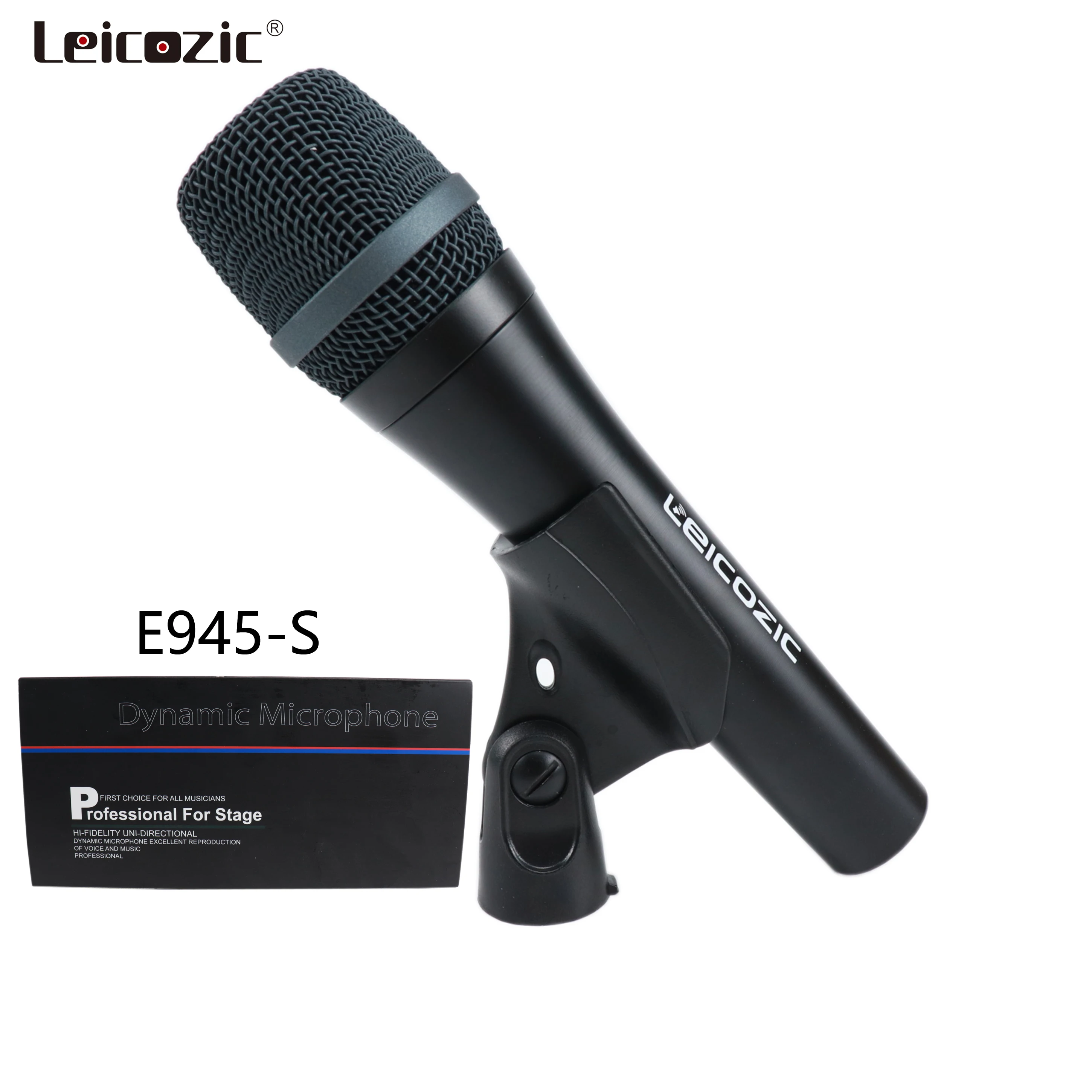 

Leicozic E945S Supercardioid Dynamic Handheld Mic Dynamic Vocal Mic Stage Studio Microphone 945 Wired Wire Mic Free Shipping