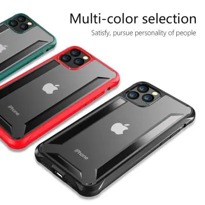 Для Apple iphone 11 Чехол Жесткий PC Прозрачный матовый Броня противоударный защитный