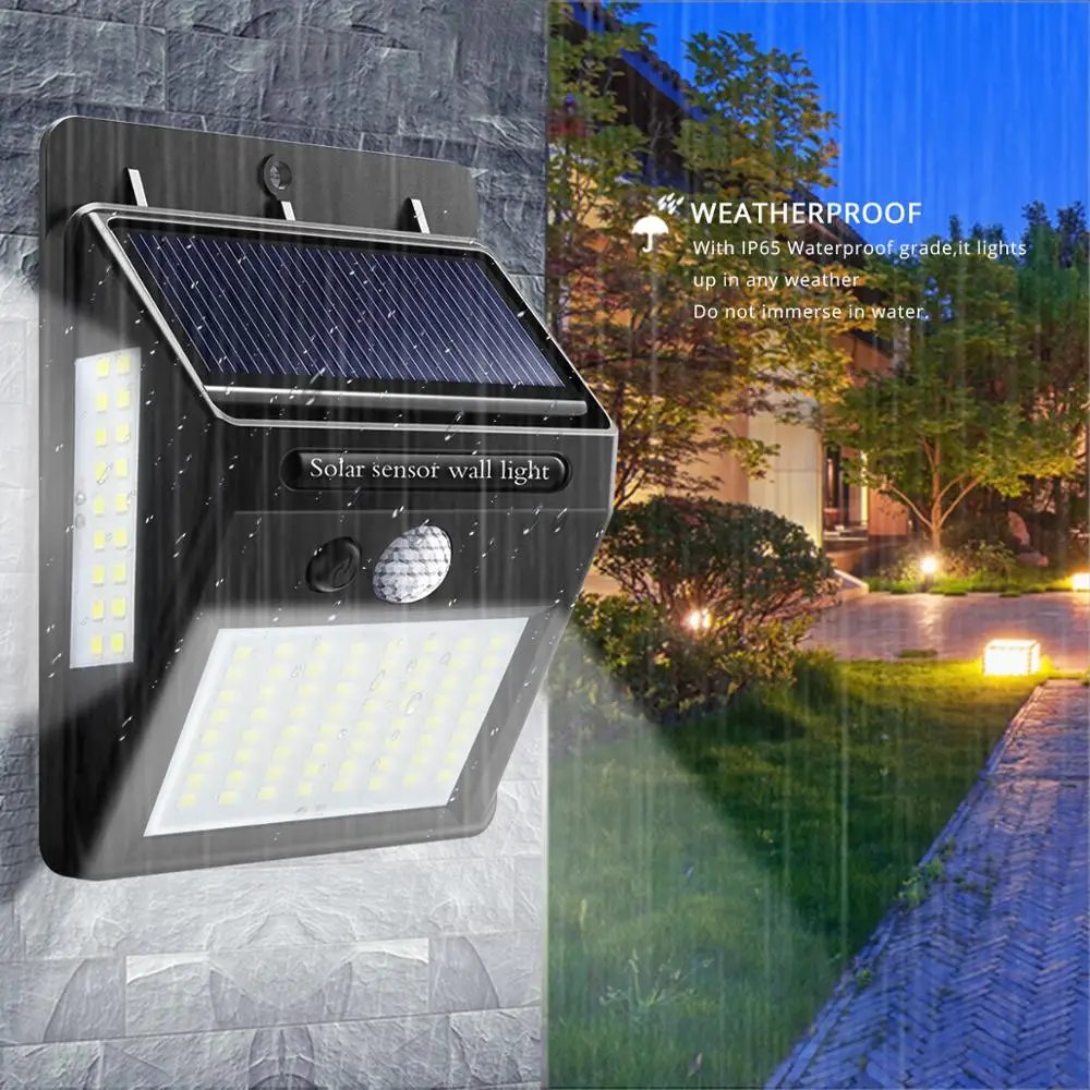 Уличный светодиодный Светильник-ночник с датчиком тела, светильник на солнечной батарее, садовый датчик движения, Ночной светильник, водонепроницаемый светодиодный светильник, лампа