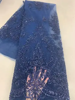 

Fashion African Lace Fabric Tulle Nigerian French Embroidery Lace Fabric L-59683 High Quality