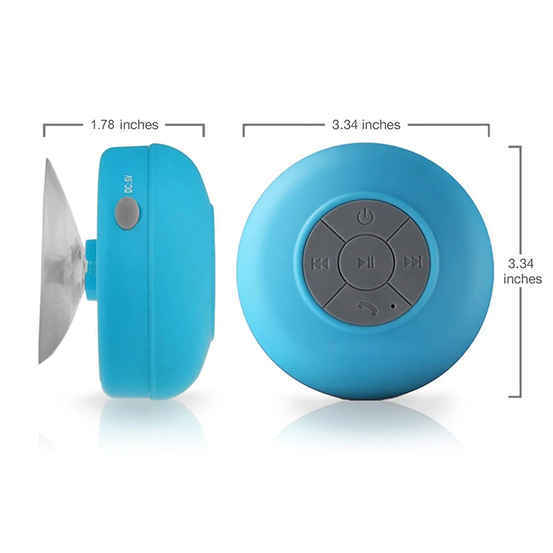 Портативный мини Bluetooth Динамик Hands Shower сабвуфер динамик s музыка бесплатно беспроводной для водонепроницаемый ванная комната громкий динамик