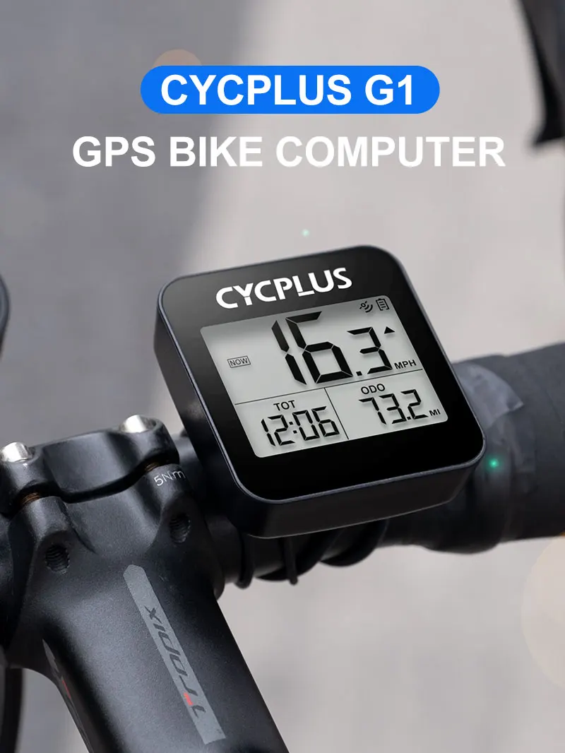 CYCPLUS G1 IPX6 Drahtloser Fahrradcomputer Wasserdicht Radfahren GPS T –  Pogo Cycles