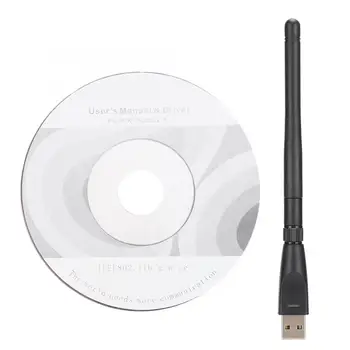 

USB Wireless Adapter Network Card Antenna High Sensitivity Wifi Receiver with RT5370 Chip New
